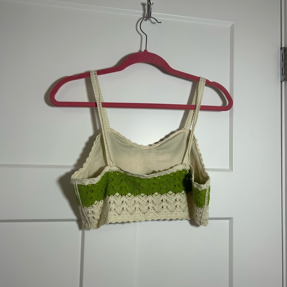 Crochet boho vacation set - crop top + shorts - Picture 4 of 14
